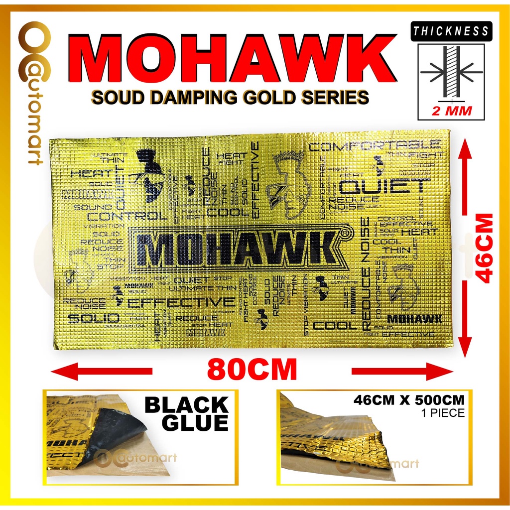 Mohawk Sound Proofing Sound Insulation Damping 3M style for Car Doors ...