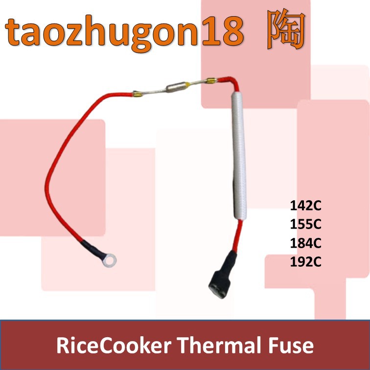 (Completed Set) Rice Cooker Thermal Fuse 250V 10A l 142 155 185 192 C ...