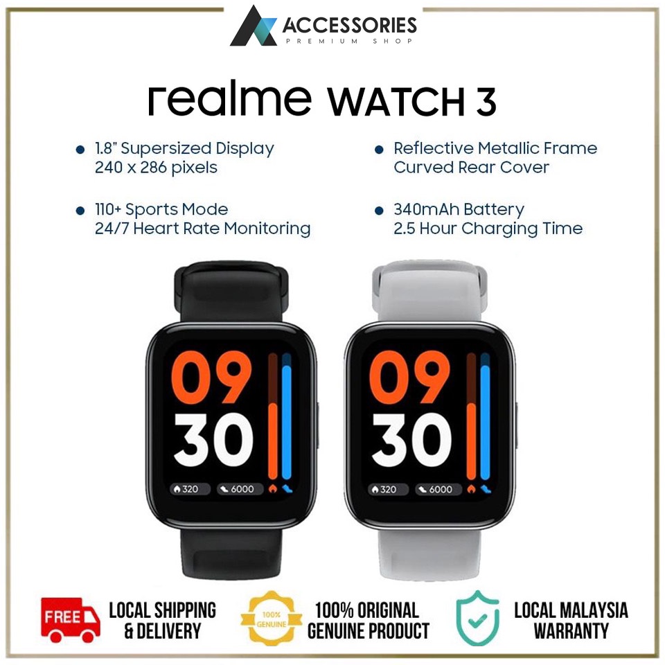 realme Watch 3 - 1.8 inch Horizon Curved Display with Bluetooth Calling Smartwatch  Price in India - Buy realme Watch 3 - 1.8 inch Horizon Curved Display with  Bluetooth Calling Smartwatch online at