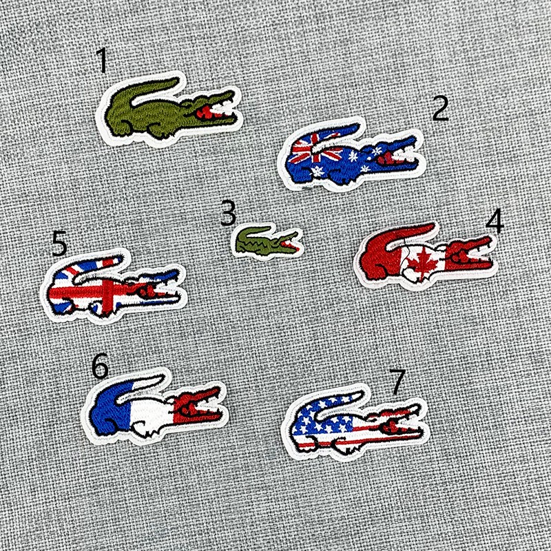 Lacoste patch logo badge armband Embroidered Patches Shopee Malaysia