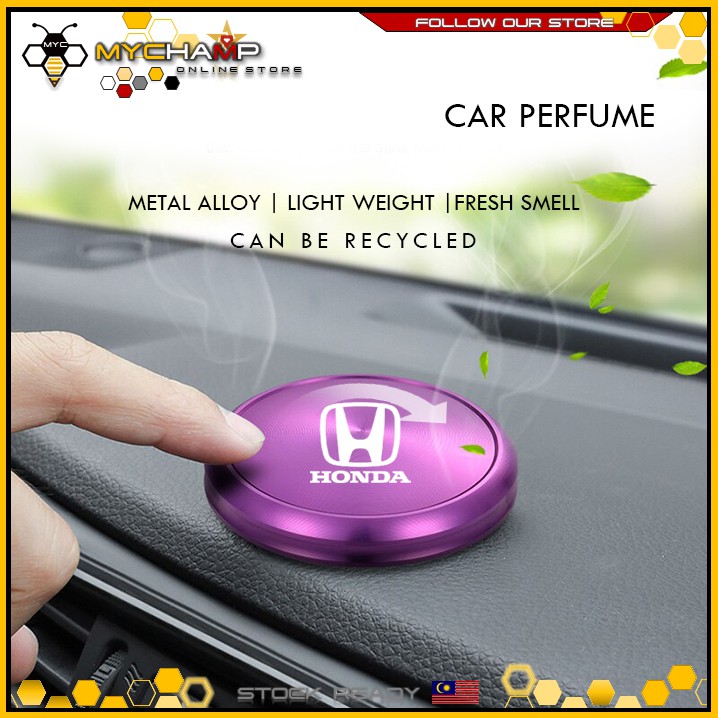 HONDA Car Perfume Air Freshener Zinc Alloy Pewangi Kereta Shopee Malaysia