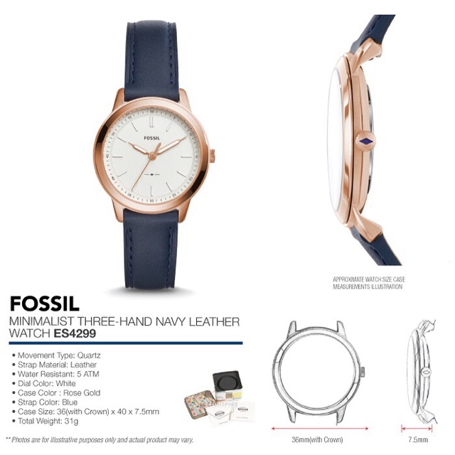 Fossil Watch ES4299 Shopee Malaysia