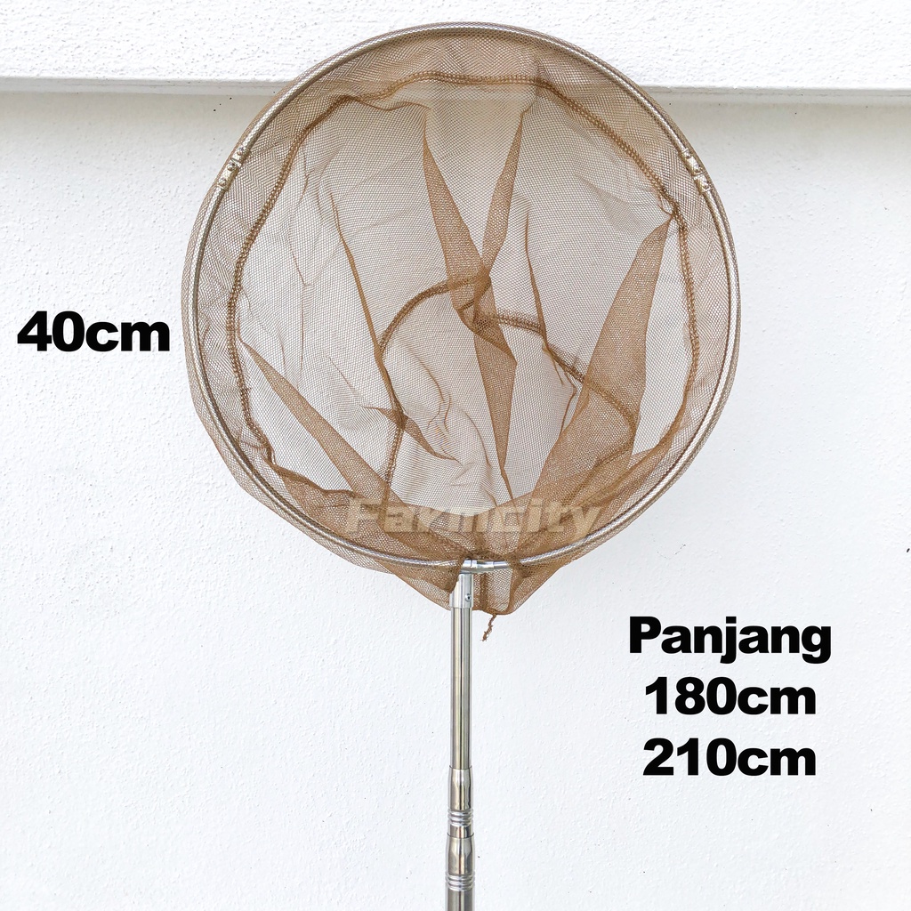 210cm/250cm Adjustable Foldable Aluminium Alloy Landing Net Pole ...
