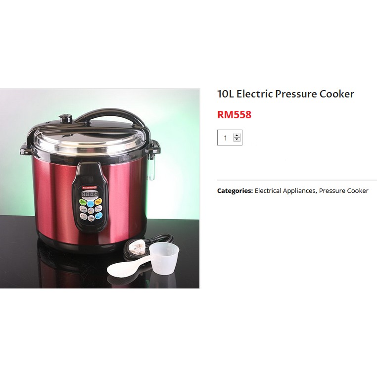 Giacomo electric pressure cooker sale