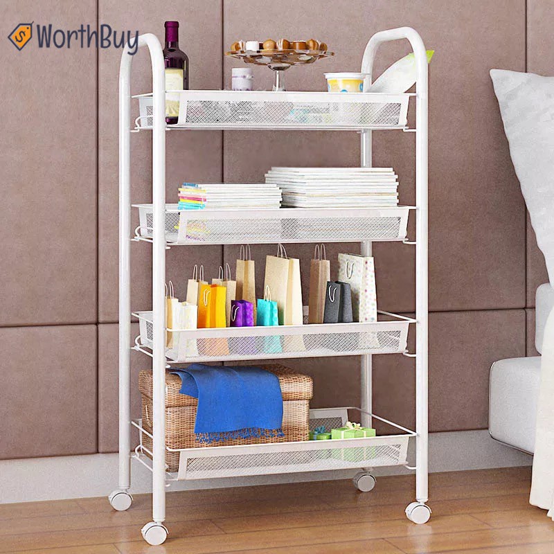 🔥HIGH QUALITY🔥RAK DAPUR RAK TROLI RAK BUKU Multipurpose Storage Rack ...