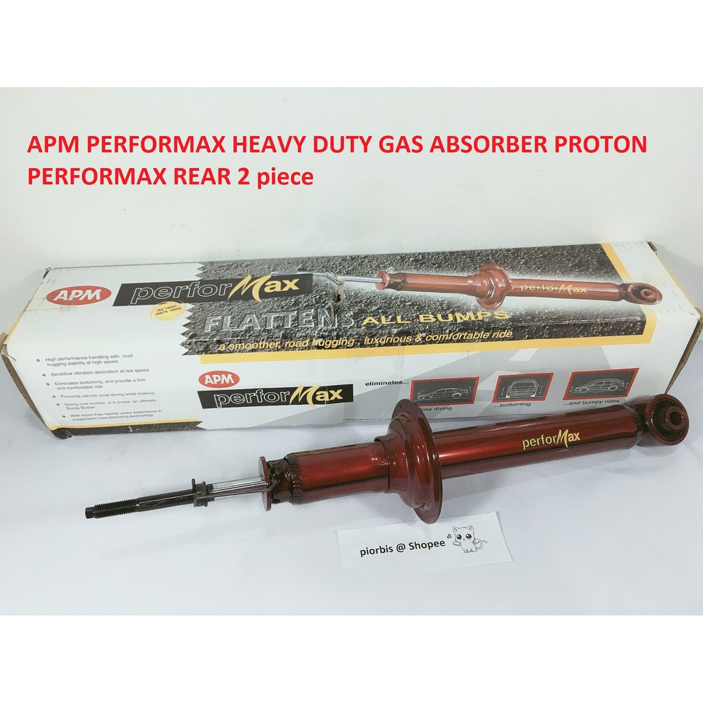 (2PC) PROTON PERSONA REAR GAS ABSORBER SET HEAVY DUTY BRAND APM ...