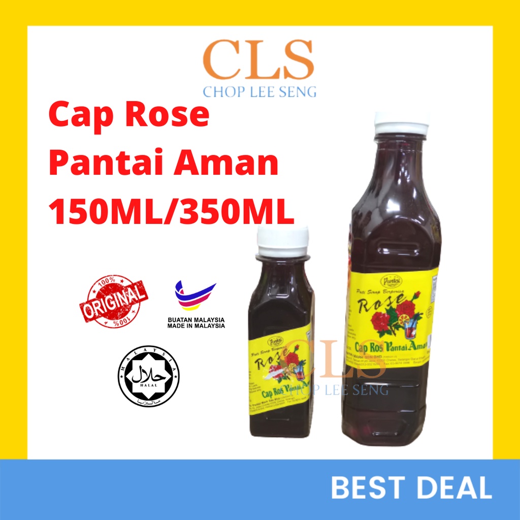 CLS Amina Pati Sirap Rose Berperisa Ros ( 150ML / 350ML ) | Shopee Malaysia