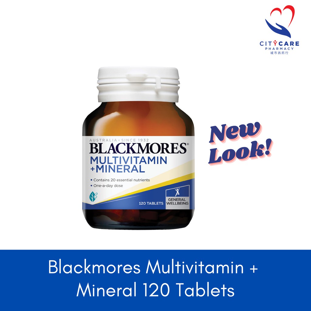 BLACKMORES MULTIVITAMINS + MINERALS Tablets (120's) | Shopee Malaysia