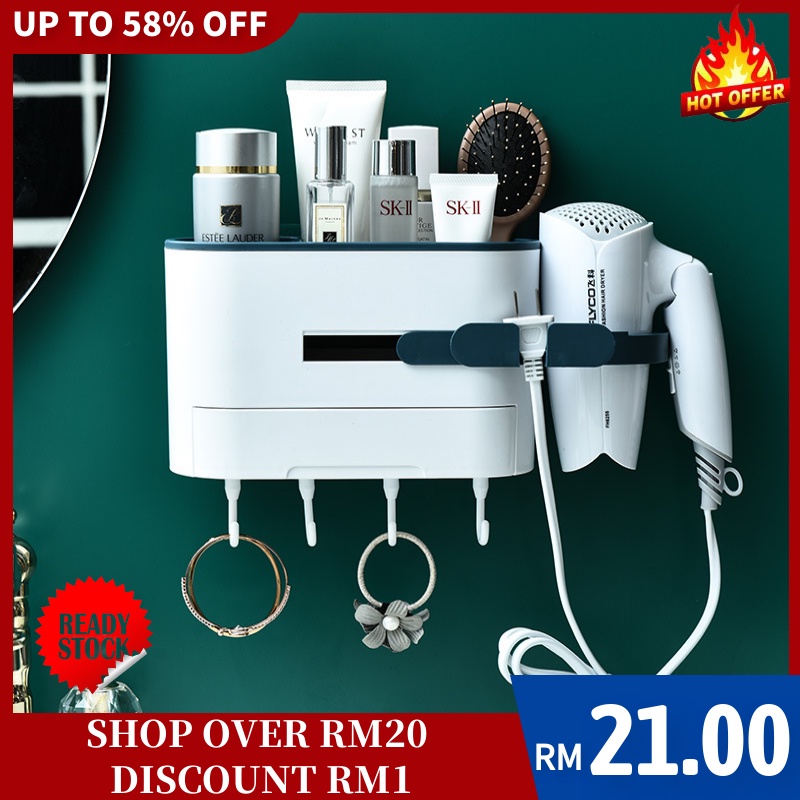 Hair Dryer Cosmetic Rack Rak Kosmetik Pengering Rambut Cosmetic Rack ...