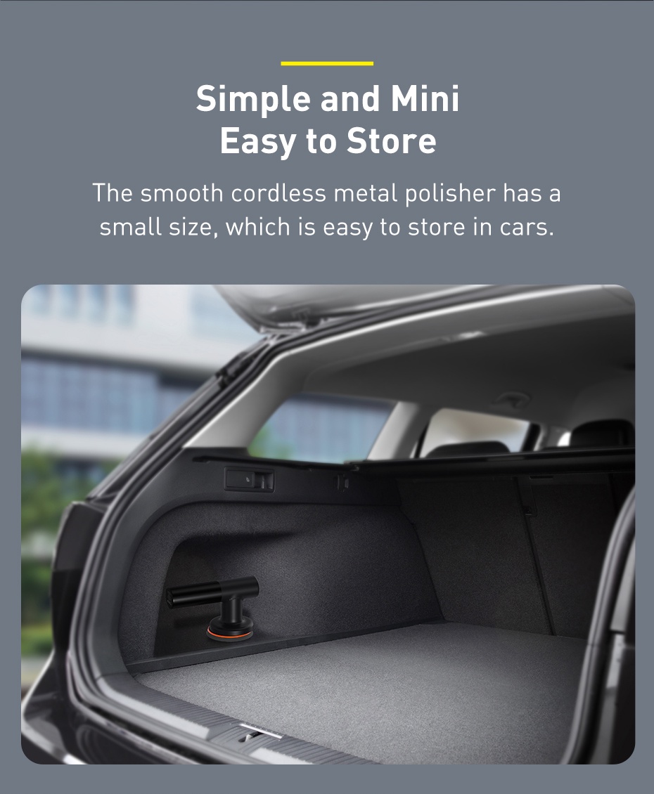Baseus Car Polishing Machine Electric Wireless Polisher 3800rpm ...