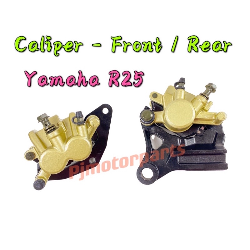 R25 R 25 (Front & Rear) Depan & Belakang Brake Pump Front Caliper Siap ...