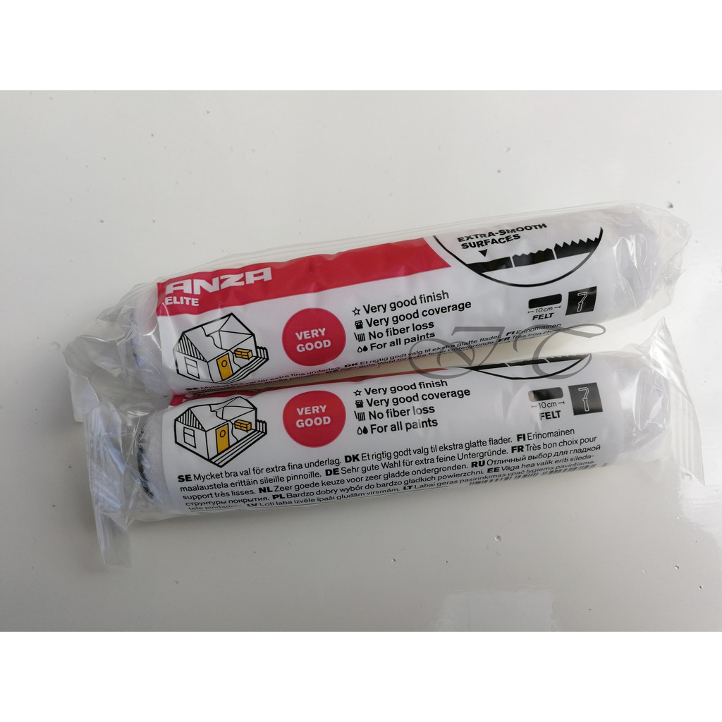Anza Elite 4'' /10cm Roller -Extra Smooth Surface | Shopee Malaysia