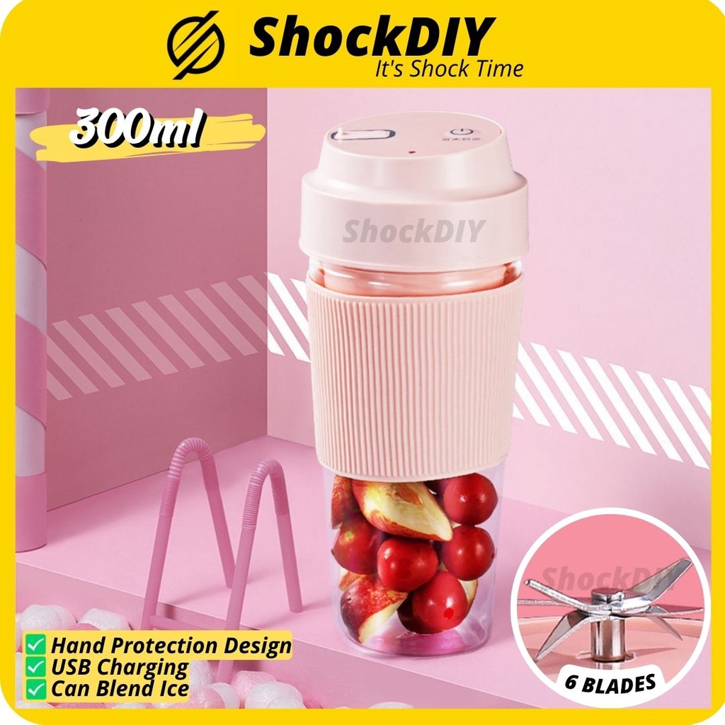 Fruit Mixer Portable Wireless Shaker Bottle Smoothies Maker Usb
