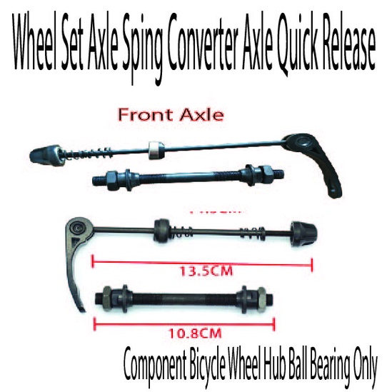 CCWS Wheel Ball Bearing Alxe Spring Convert Quick Release Axle Shopee Malaysia