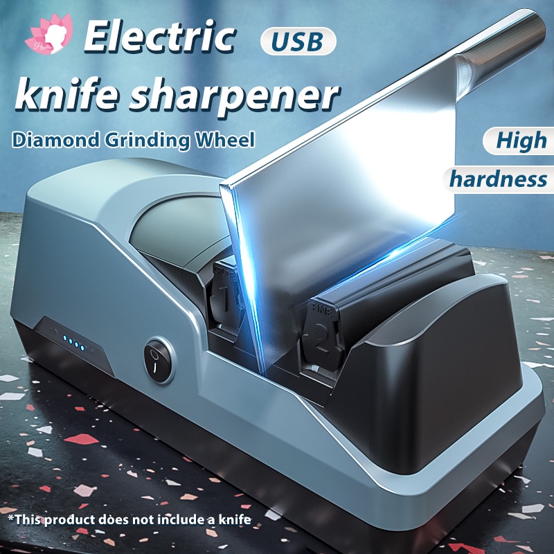 Premium Durable Grindstone Emery Wheel USB Rechargeable Electric Knife