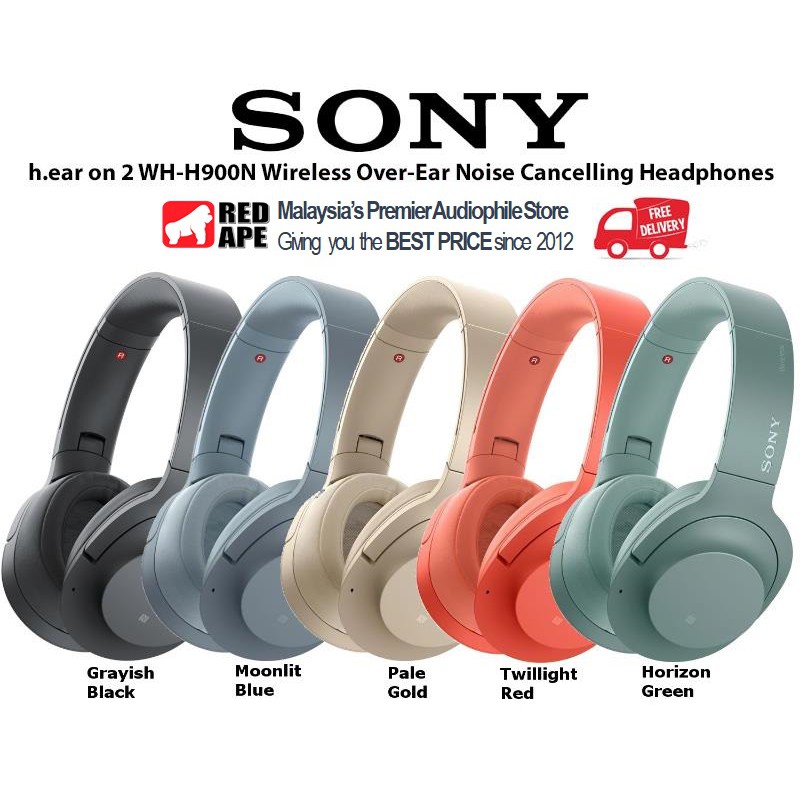 Sony WH-H900N H.ear on 2 Wireless NC Headphones: Original with Free ...