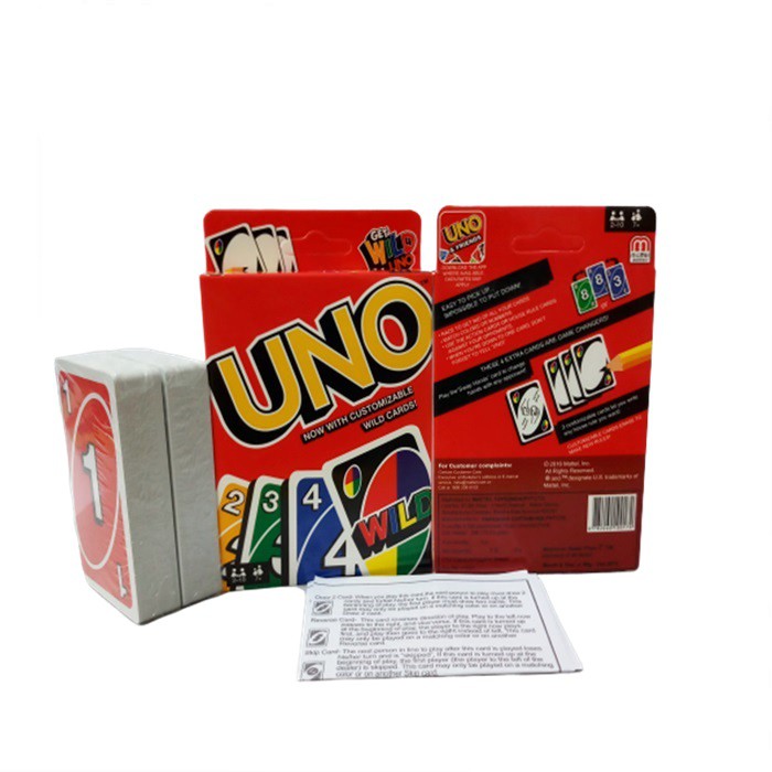 UNO All Wild Card Game for Family Night, No Matching Colors or Numbers  Because All Cards Are Wild 