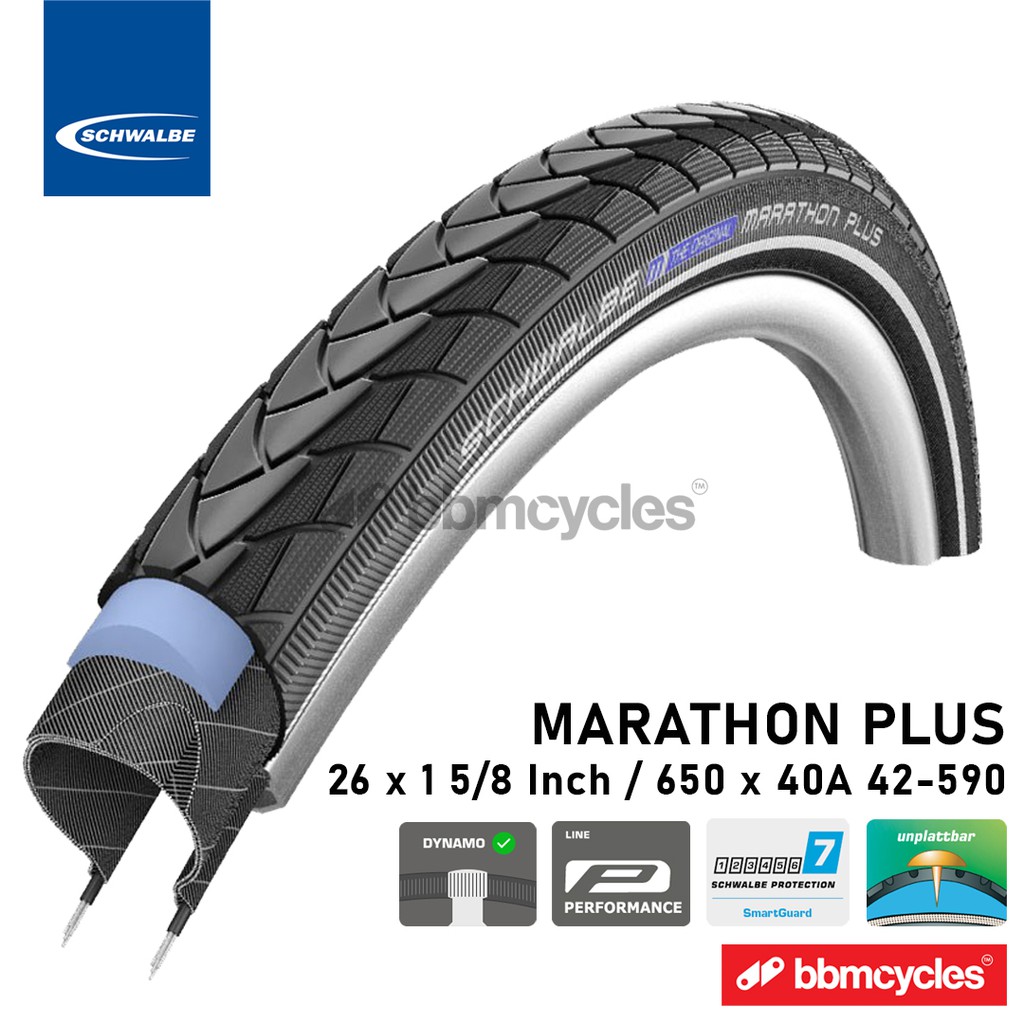 Schwalbe marathon deals plus 26 inch