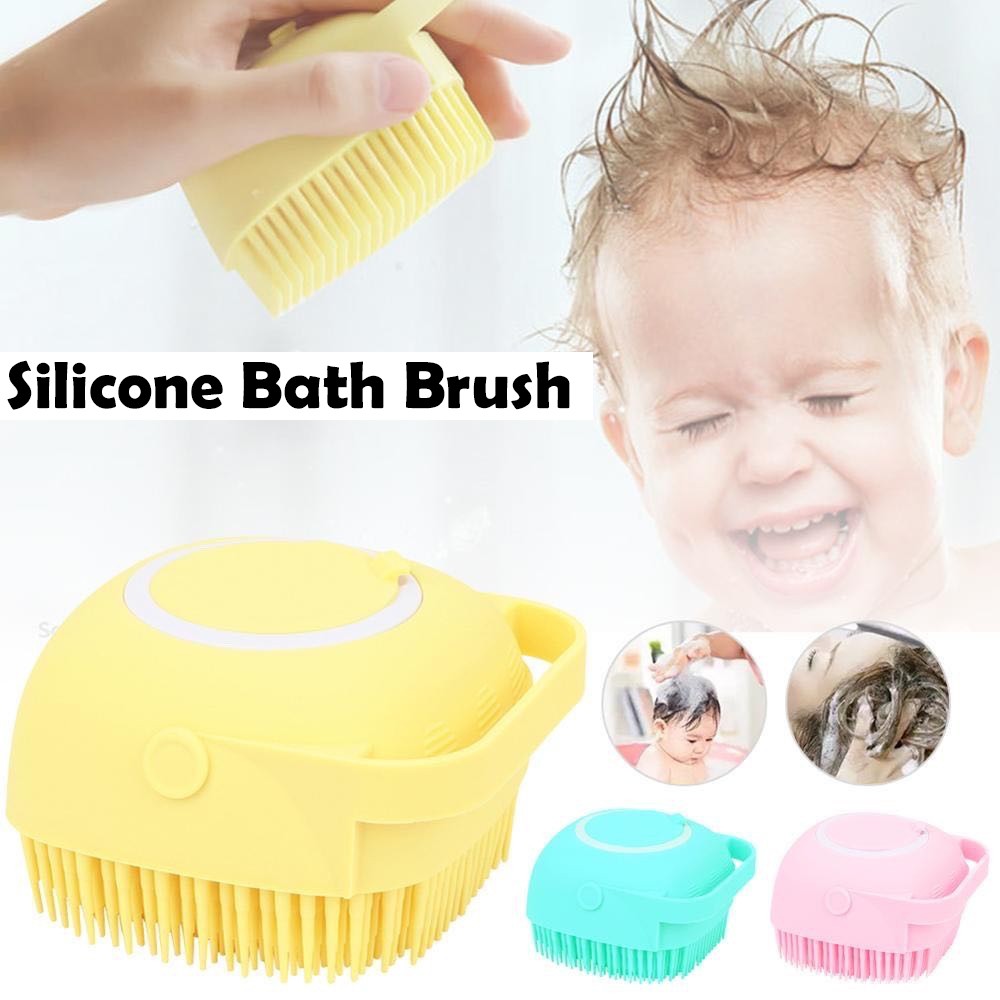 Silicone Bath Brush Soft Silicon Bath Brush Body Dispenser Babies