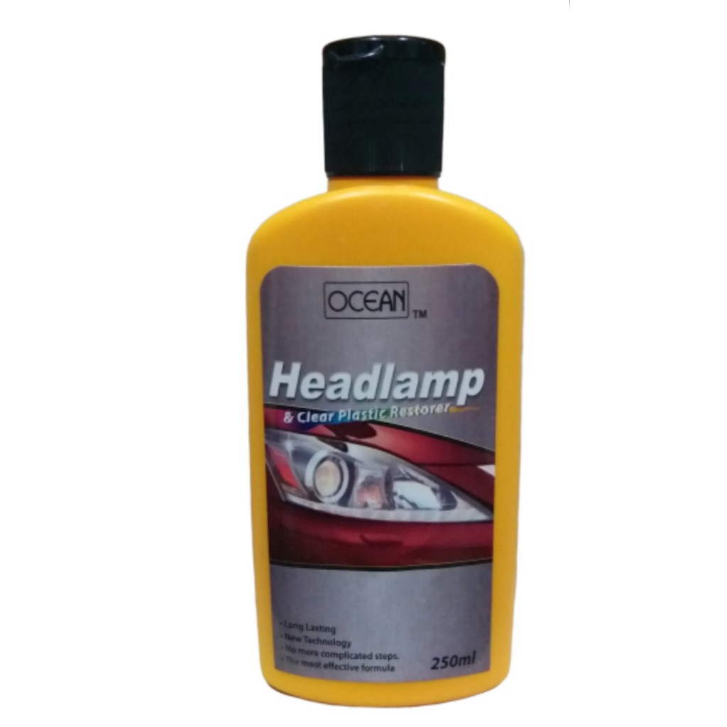 Ocean headlamp & clear plastic restorer 250ML Shopee Malaysia
