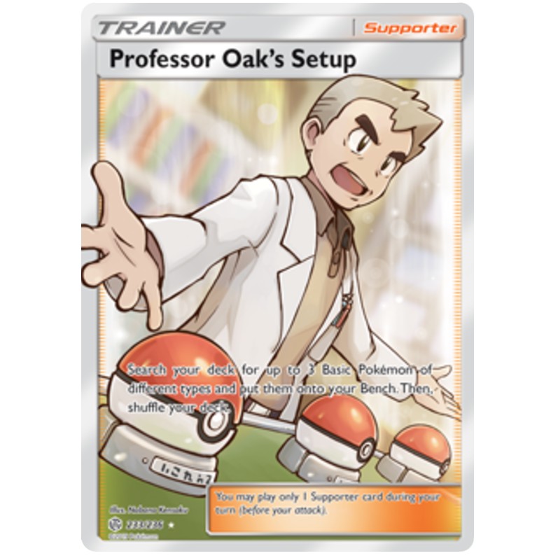 Professor Oak's Setup 233 236 Cosmic Eclipse - Pokémon Real Card Tcg 