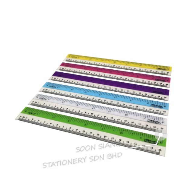 🎉READY STOCK IN MALAYSIA🎉KIDARIO COLOURFUL PLASTIC RULER 15cm/20cm/30cm ...