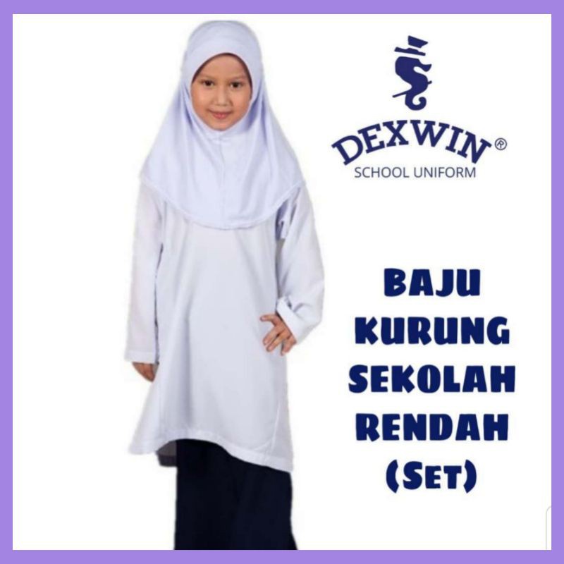 Dexwin Baju Kurung Koshibo Sekolah Rendah (Set) | Shopee Malaysia