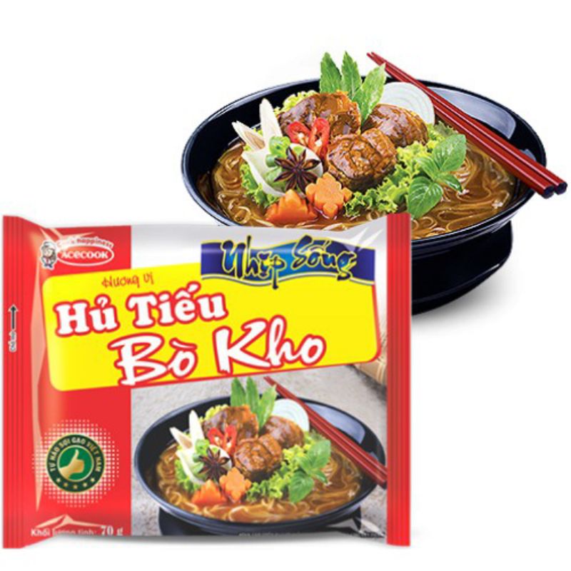 Hu Tieu Bo Kho Nhip Song Acecook 1 pack (70g) | Shopee Malaysia