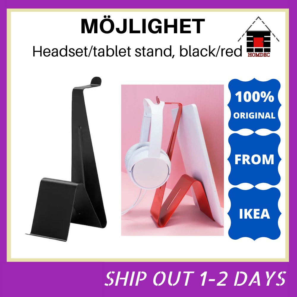 MÖJLIGHET headset and tablet stand, white - IKEA