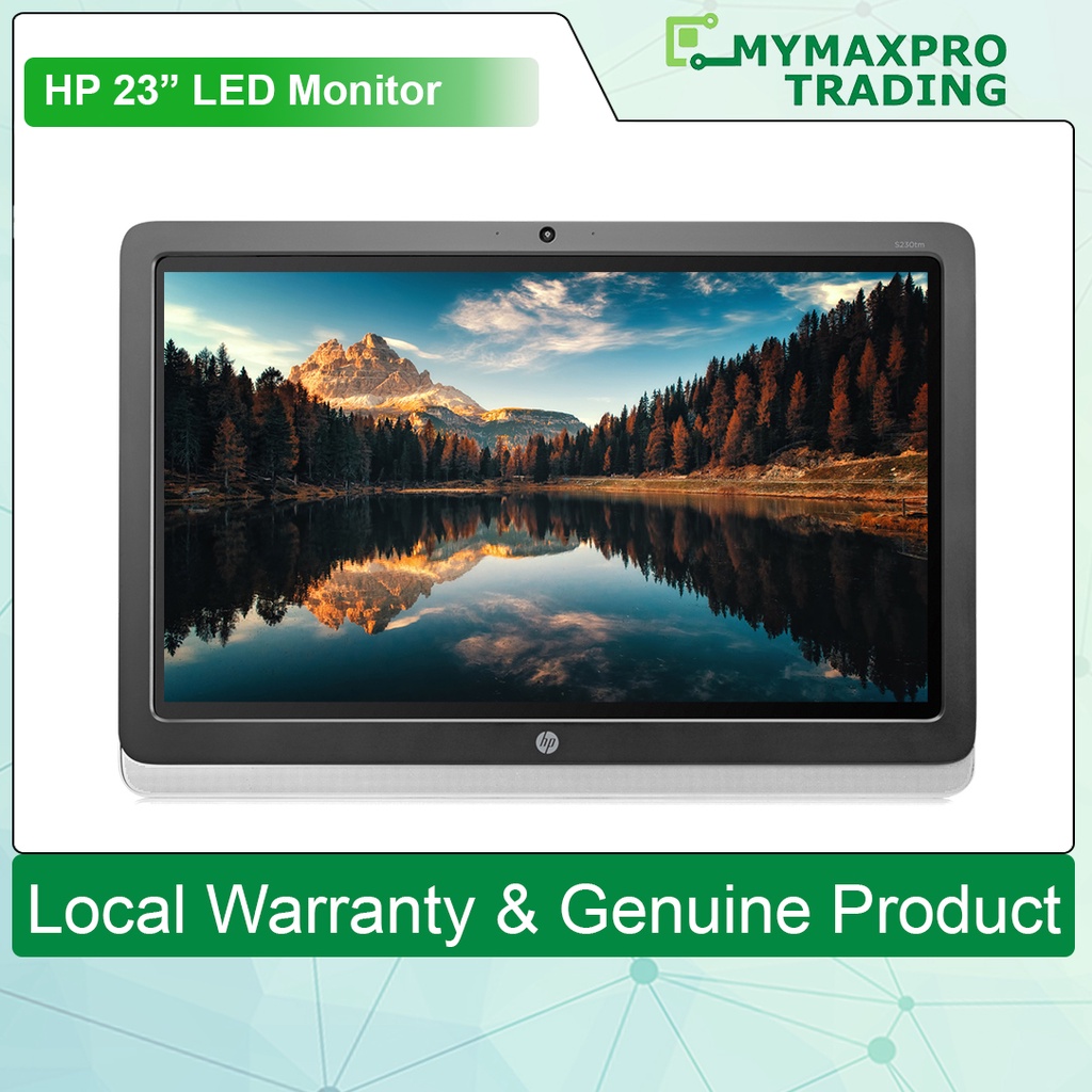 HP EliteDisplay S230Tm 23" LED 1920x1080 Monitor NonTouch Screen DVI