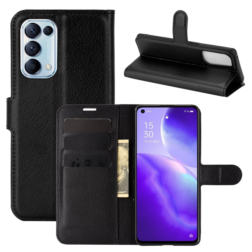 Luxury Pu Leather Phone Case For OPPO Reno 5 Reno5 Z A Pro 5G Lite Plus ...