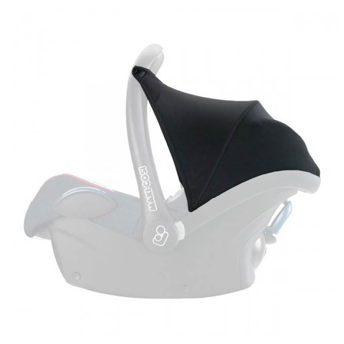 Maxi Cosi Cabriofix Sun Canopy Replacement Black. Infant Carseat Canopy Replacement
