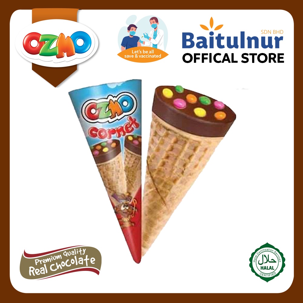 OZMO CORNET Wafer With Hazelnut Cream 25G | Shopee Malaysia