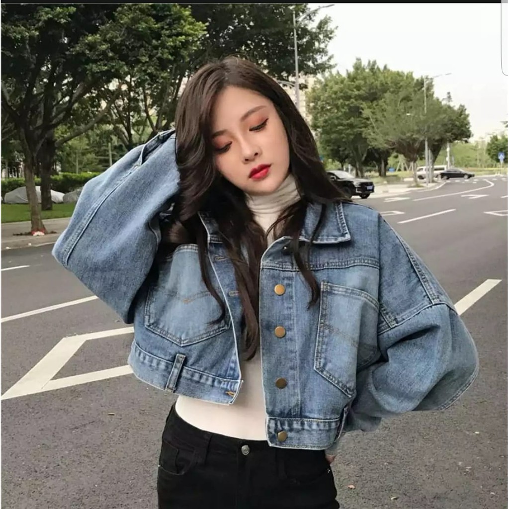Crop Jeans Jacket For Girls GIRLS REPUBLIC CROP JEANS JACKET