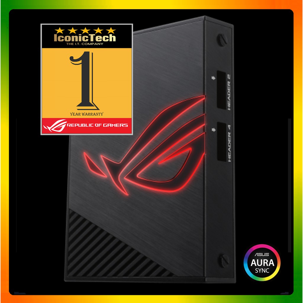 ASUS ROG Aura Terminal Fourport addressable RGB controller with ROG