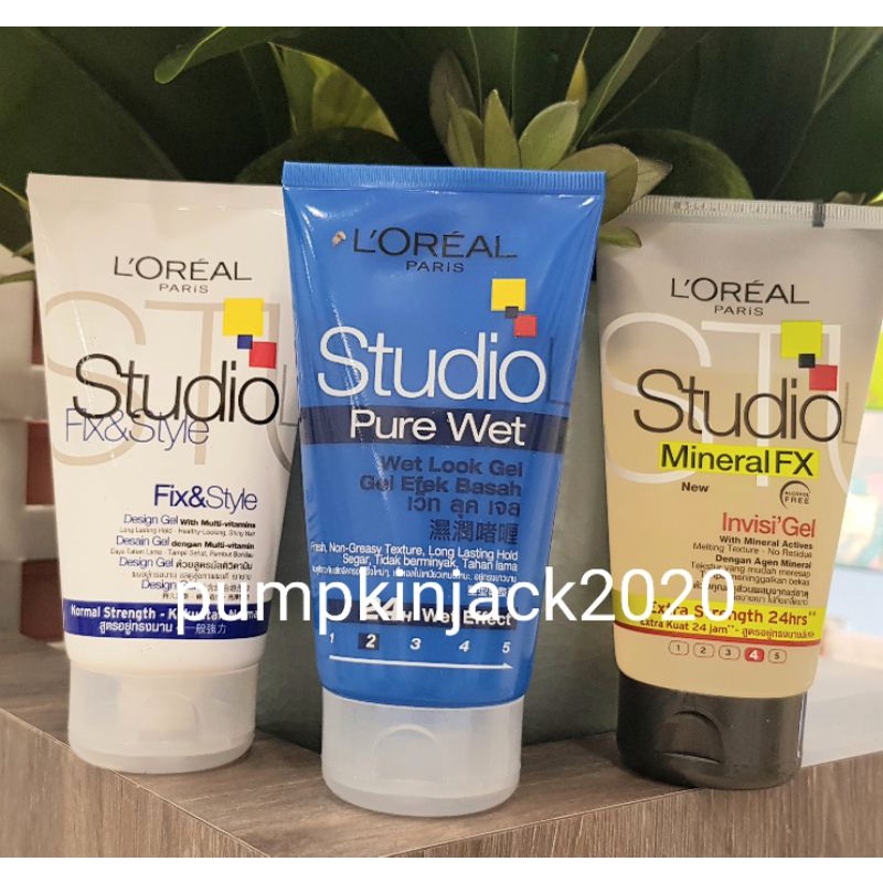 LOREAL Studio Hair Gel 150ml Shopee Malaysia
