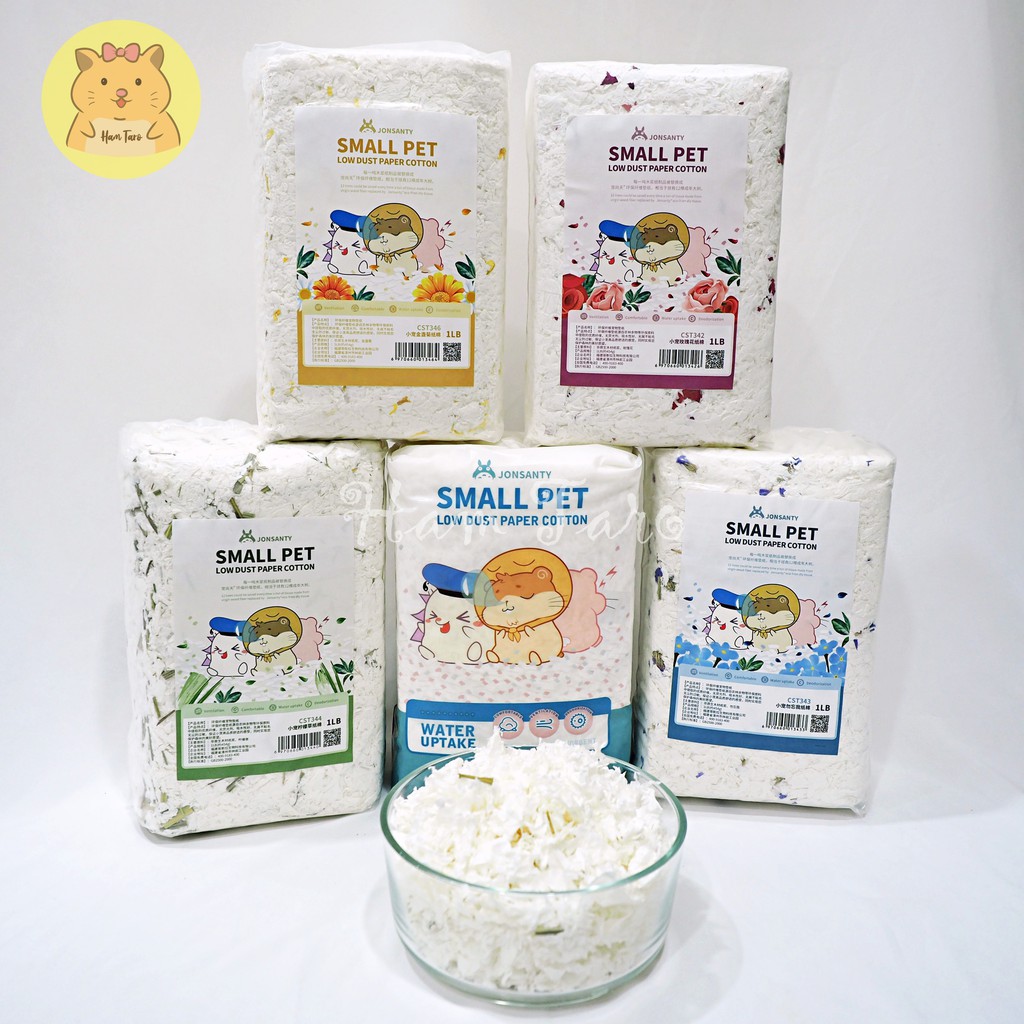 [Ready Stock] Jonsanty Natural Paper Bedding Hamster Small Animal Pet