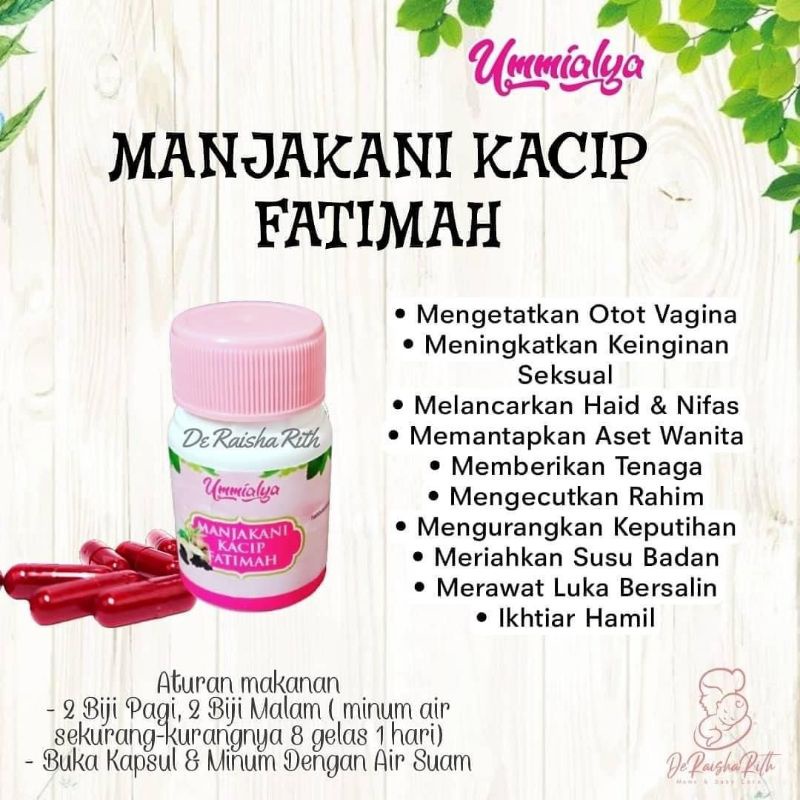 Ummialya Set Jamu Herba Ummialya Manjakani Kacip Fatimah Jamu Herba