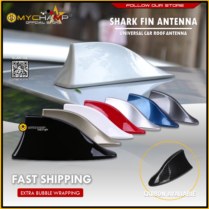 Cheap 1Pc Car Radio Shark Fin Car Shark Antenna Radio FM Signal