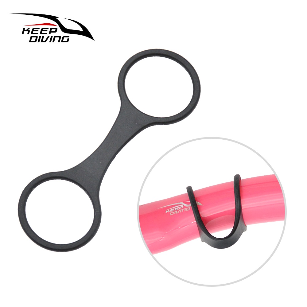 KEEP DIVING Universal Scuba Diving Silicone Snorkel Keeper Retainer