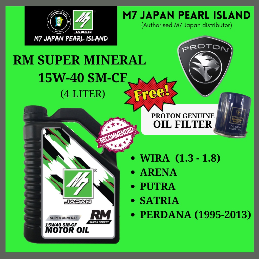 PROTON M7 JAPAN ENGINE OIL (WIRA,PERDANA etc) | Shopee Malaysia