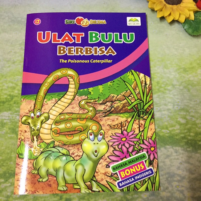 🐍Buku Cerita Kualiti Siri Delima Buku Cerita Asal Usul Haiwan Dwibahasa ...