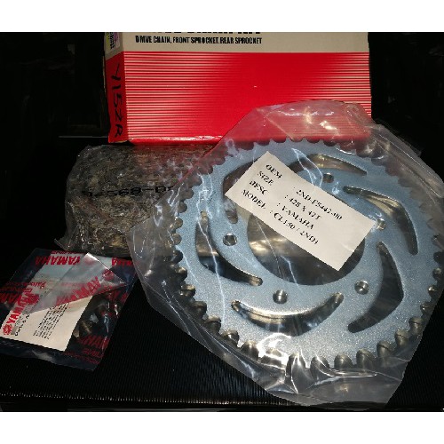 YAMAHA Y15ZR FZ150 SPROCKET CHAIN SET ORIGINAL Shopee Malaysia