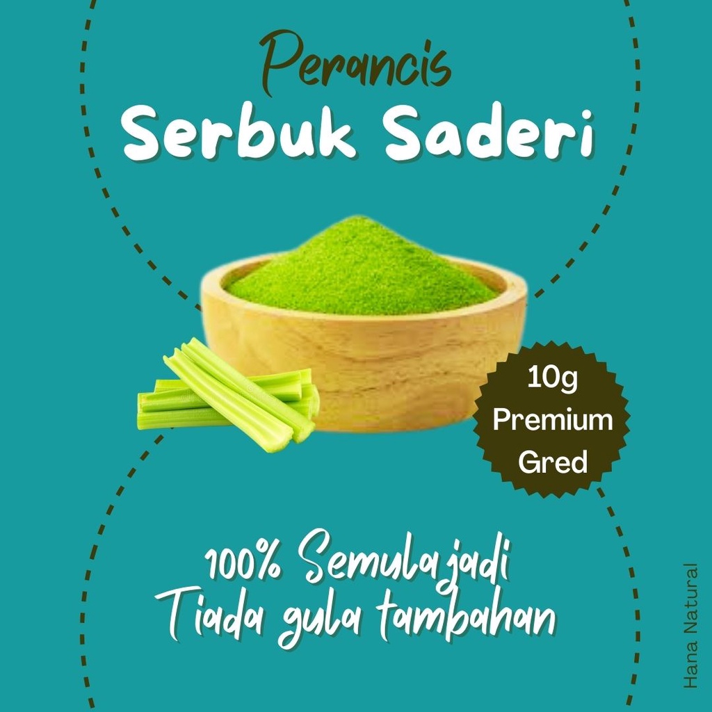 Serbuk Saderi 10g Superfood Natural Jus Sup Baby Puree Bubur Sayur Buah