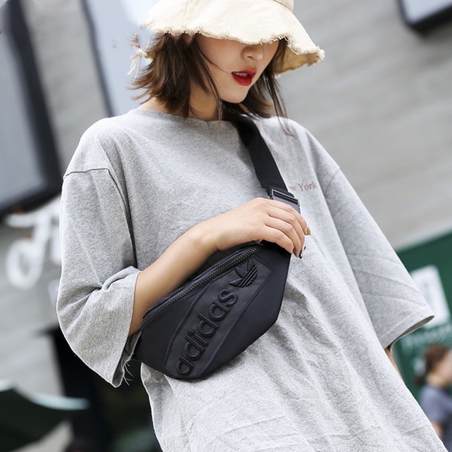 Ready Stock Msia Adidas Unisex Cool Style Funky Logo Waist Bag Chest Bag Fashion Sling Bag Shopee Malaysia