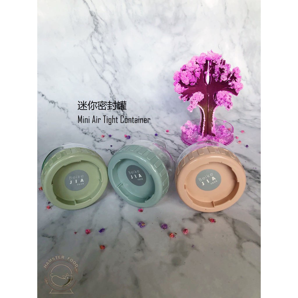 [Mini Air Tight Container 密封罐] Hamster Stackable Food Storage 150ml ...