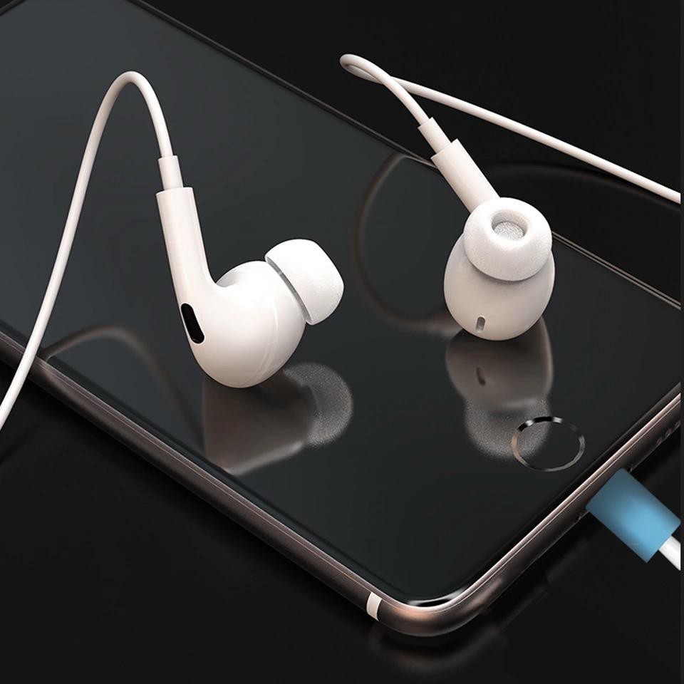 2020 IN EAR STEREO HEADPHONES WITH MICROPHONE WIRED EARPHONE EARBUDS HUAWEI SAMSUNG VIVO OPPO Mi TYPE C Shopee Malaysia