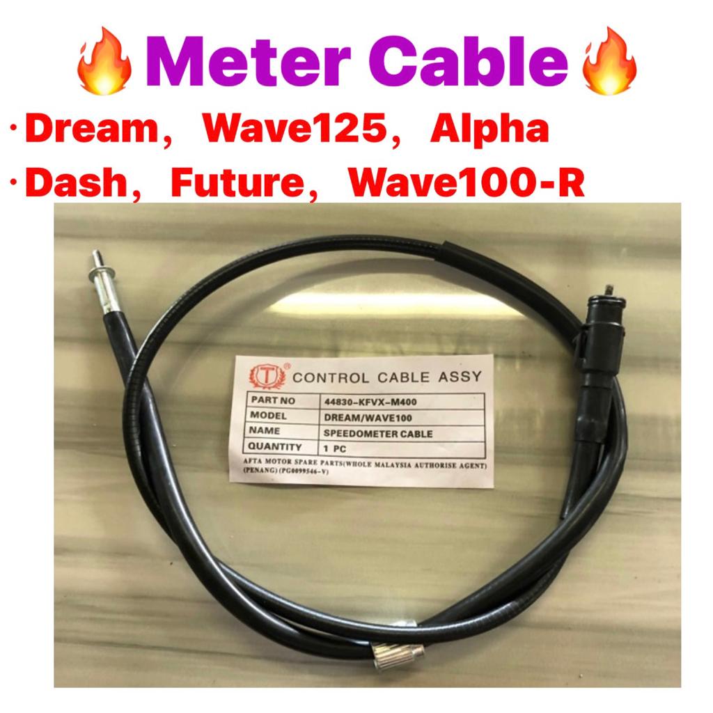 METER CABLE HONDA EX5 / EX5 DREAM / W10 / W110 / W125 / W100 / W100 R / EX5  CLASS GENUINE THAILAND PARTS