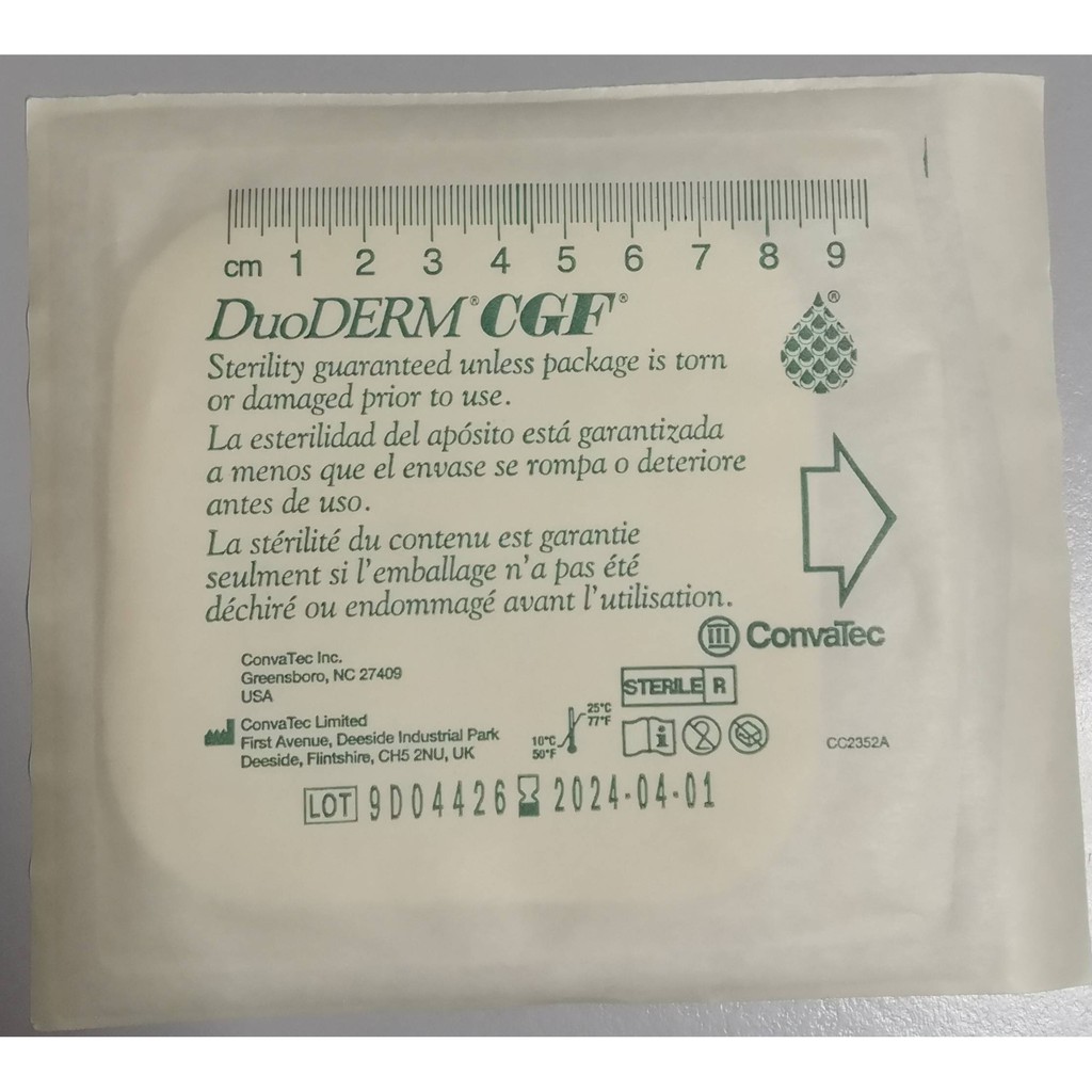 CONVATEC DUODERM CGF PATCHES 10X10CM (4