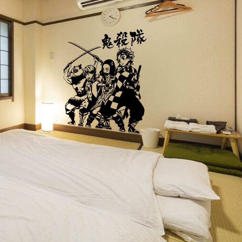 Demon Slayer Wall Decal Kimetsu no Yaiba Vinyl Wall Stickers Decal